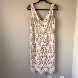 BHLDN Lace Sequined Dress